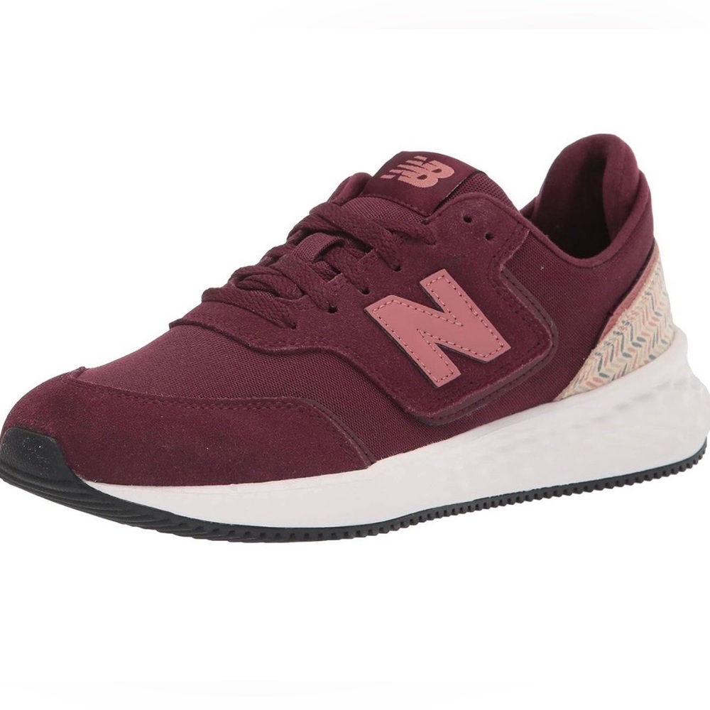 New Balance Burgundy and Pink Sneakers